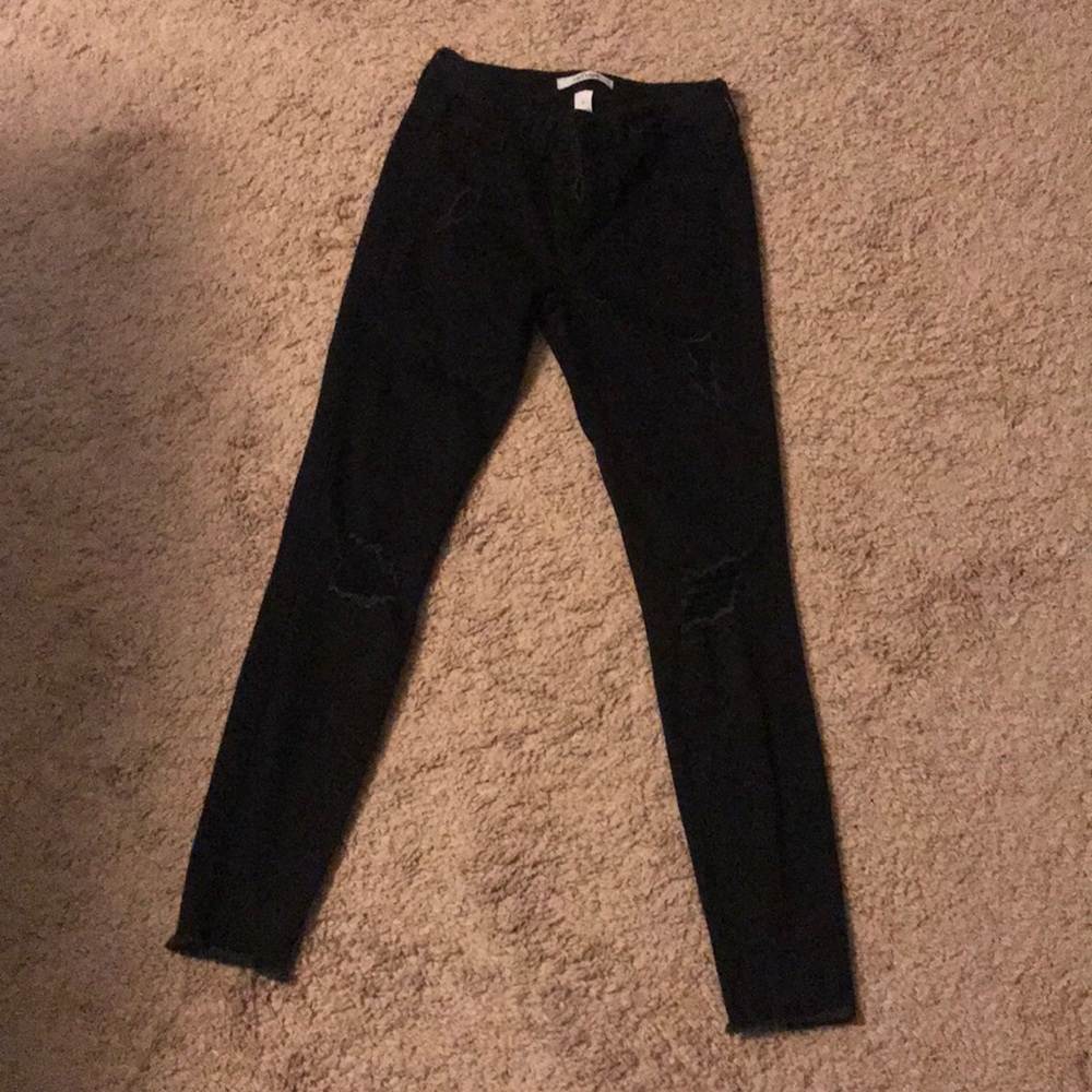 Black stretch jeans